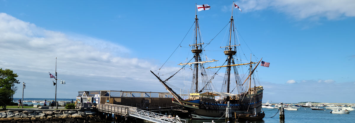 The Mayflower in Plymouth